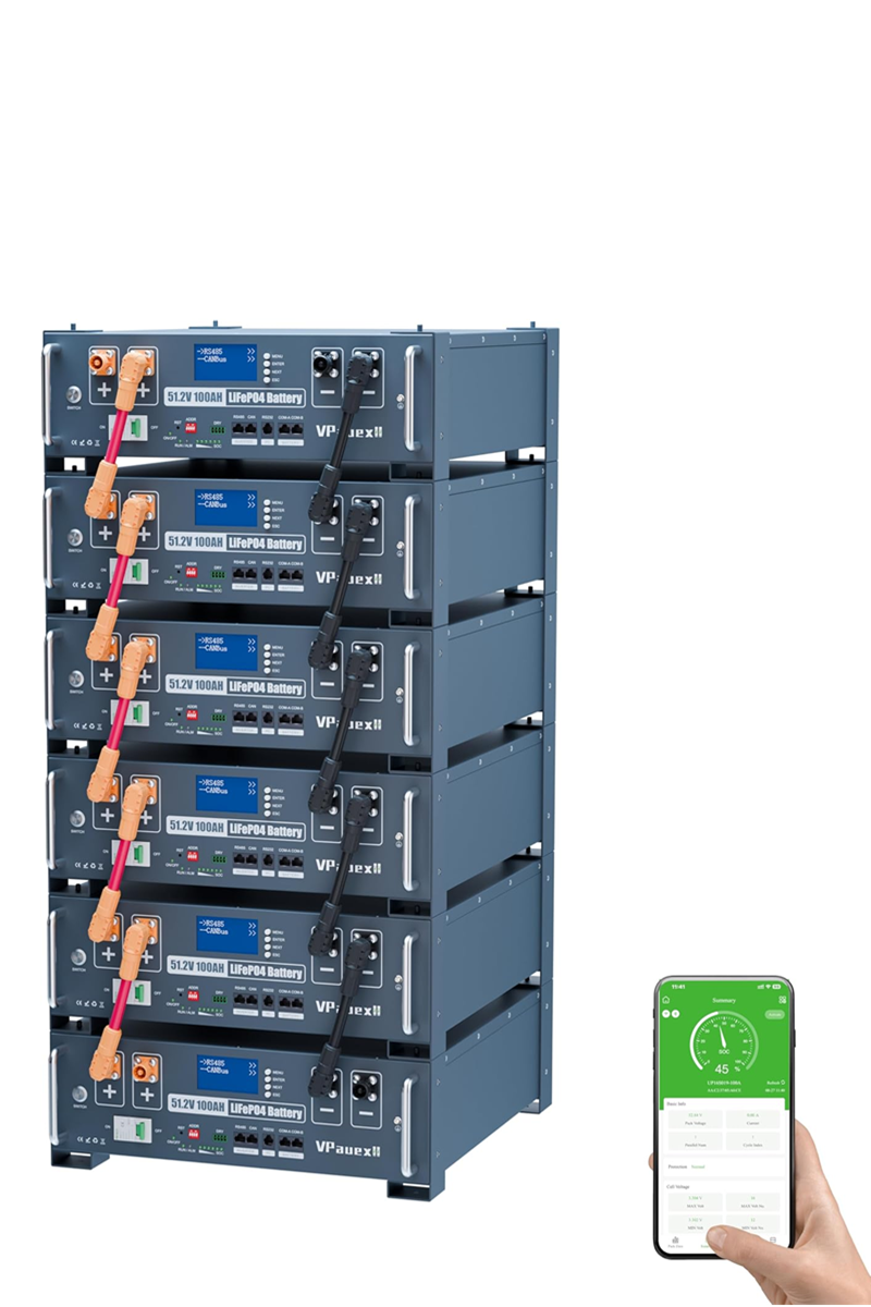 48V 600Ah LiFePO4 Lithium Battery,Auto Fire Suppression,WiFi & Bluetooth, 48V Server Rack Battery with 3U Rack Mount Kit, 30.72kWh,6000+ Cycles